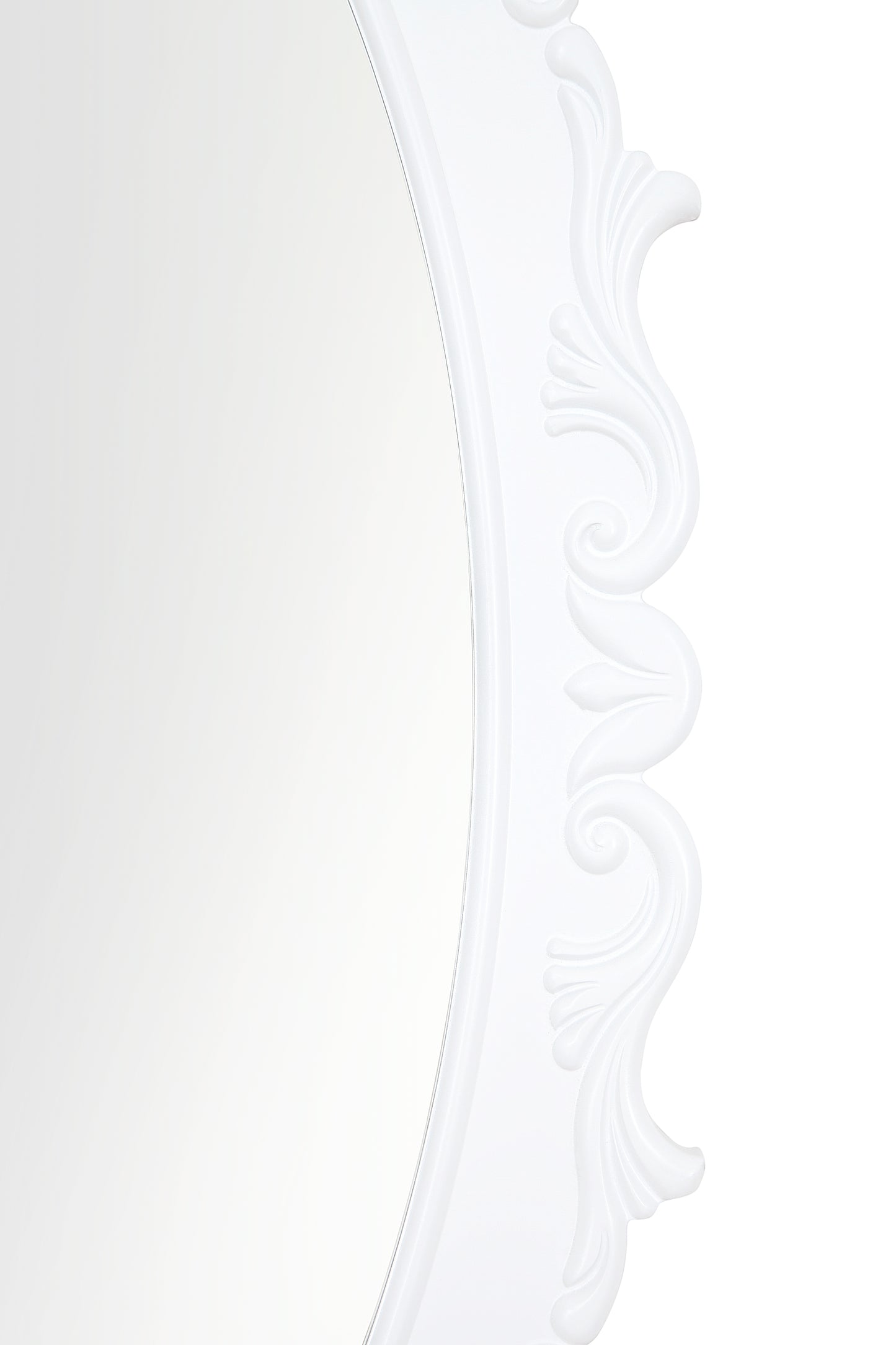 Floral Oval Mirror