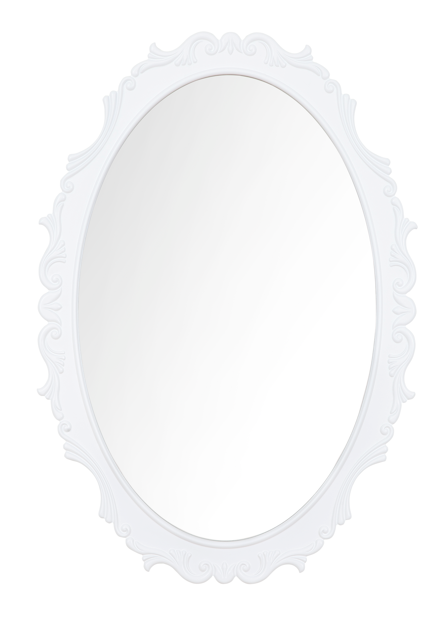 Floral Oval Mirror