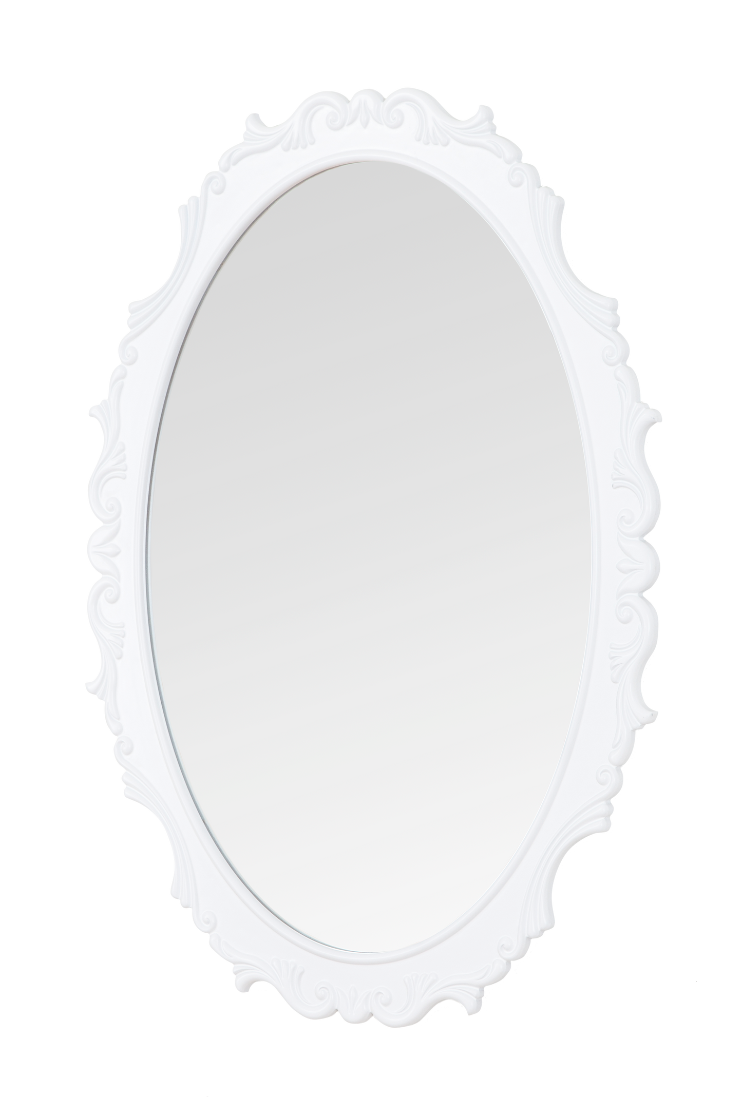 Floral Oval Mirror