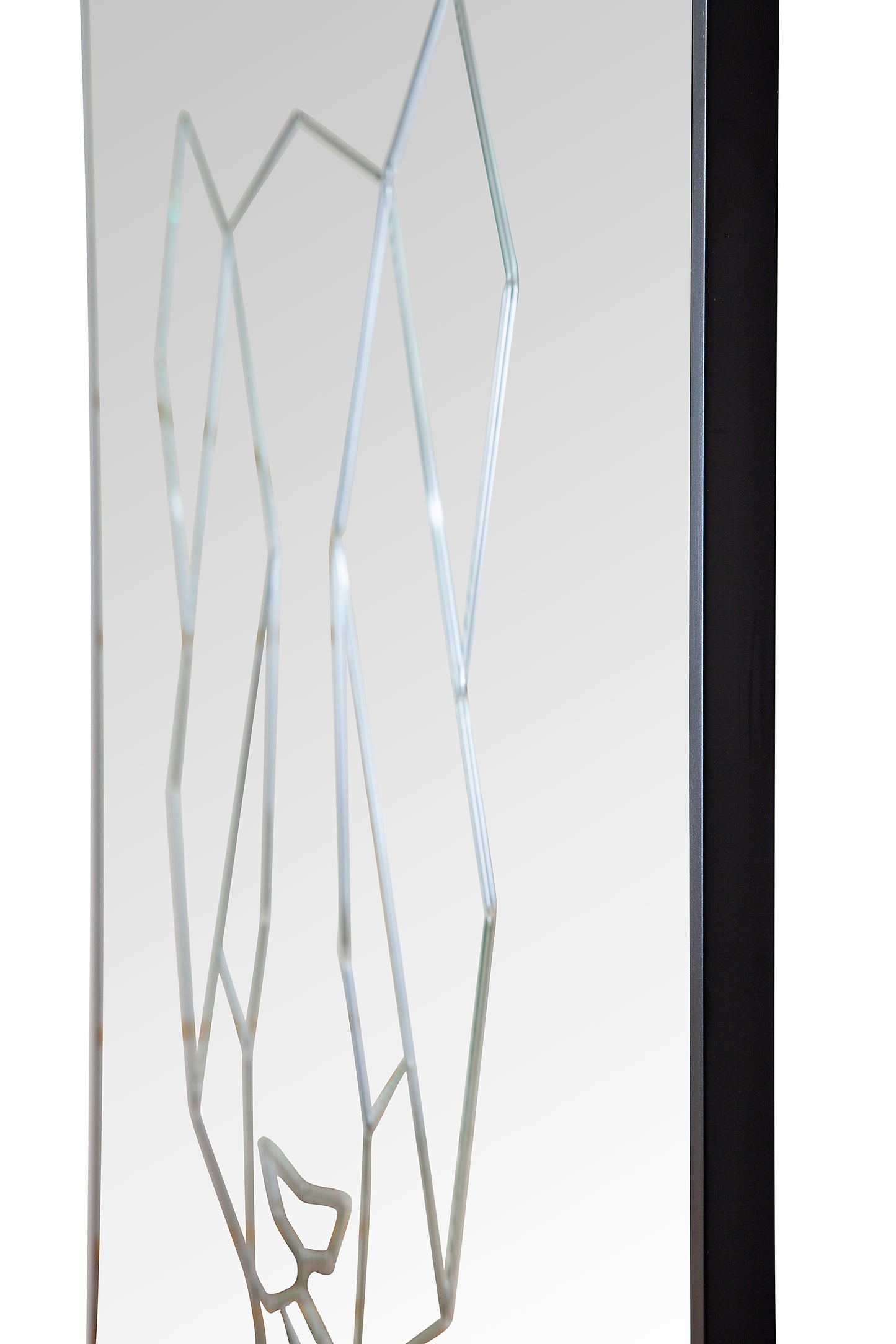 Panda Mirror, Decorative Mirror, Modern Mirror, Contemporary Mirror