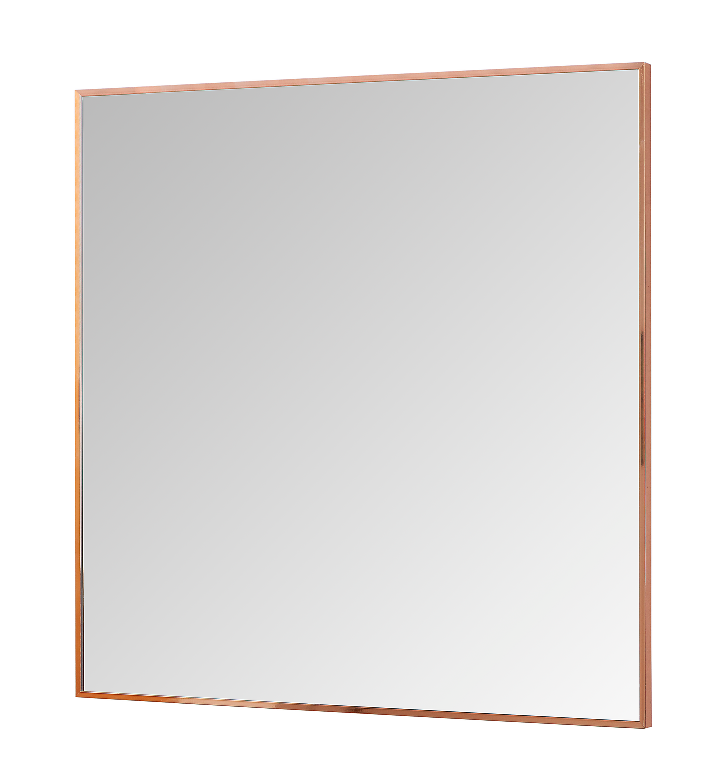 Copper Color Metal Frame Mirror