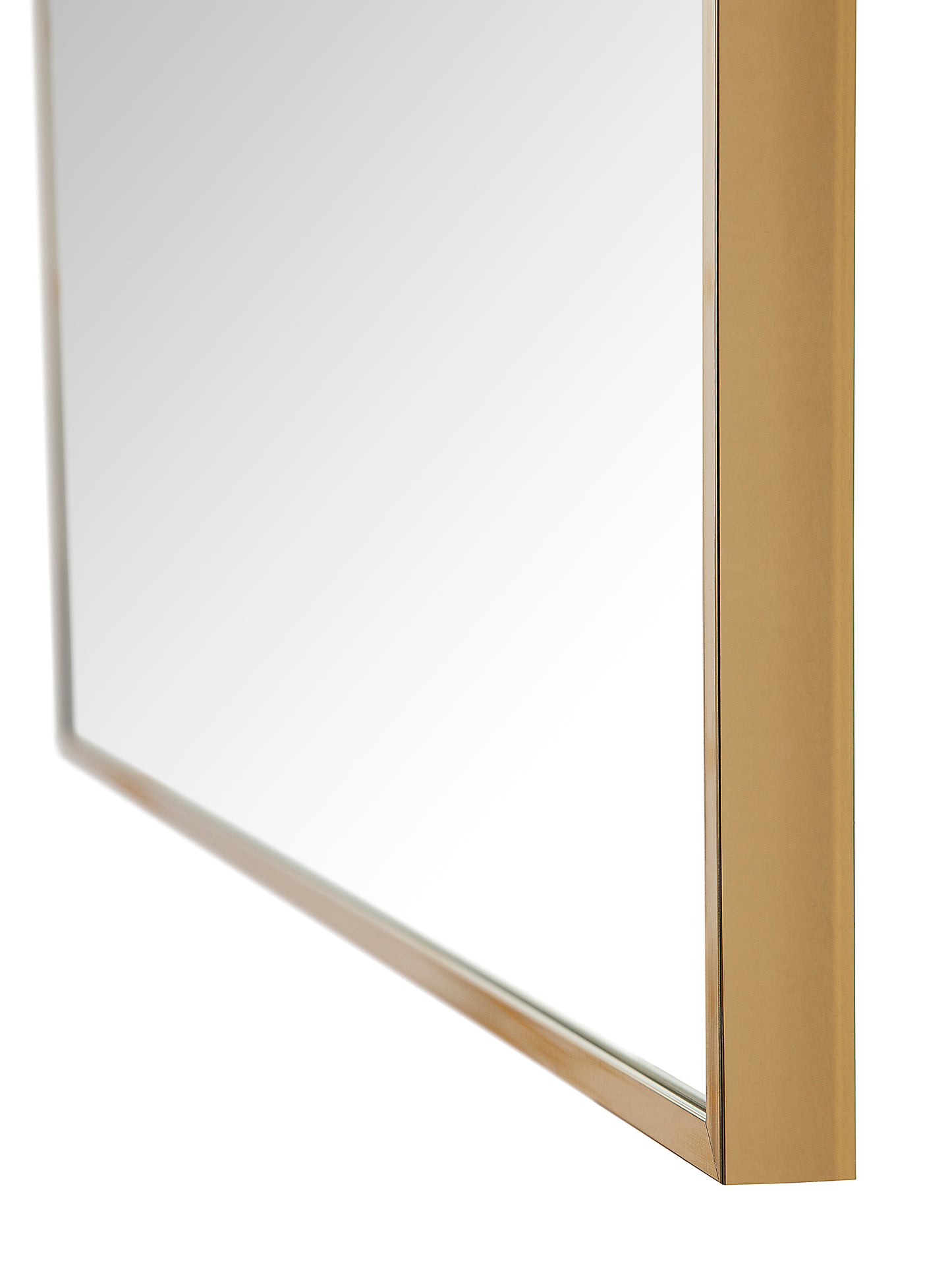 Gold Color Metal Frame Mirror