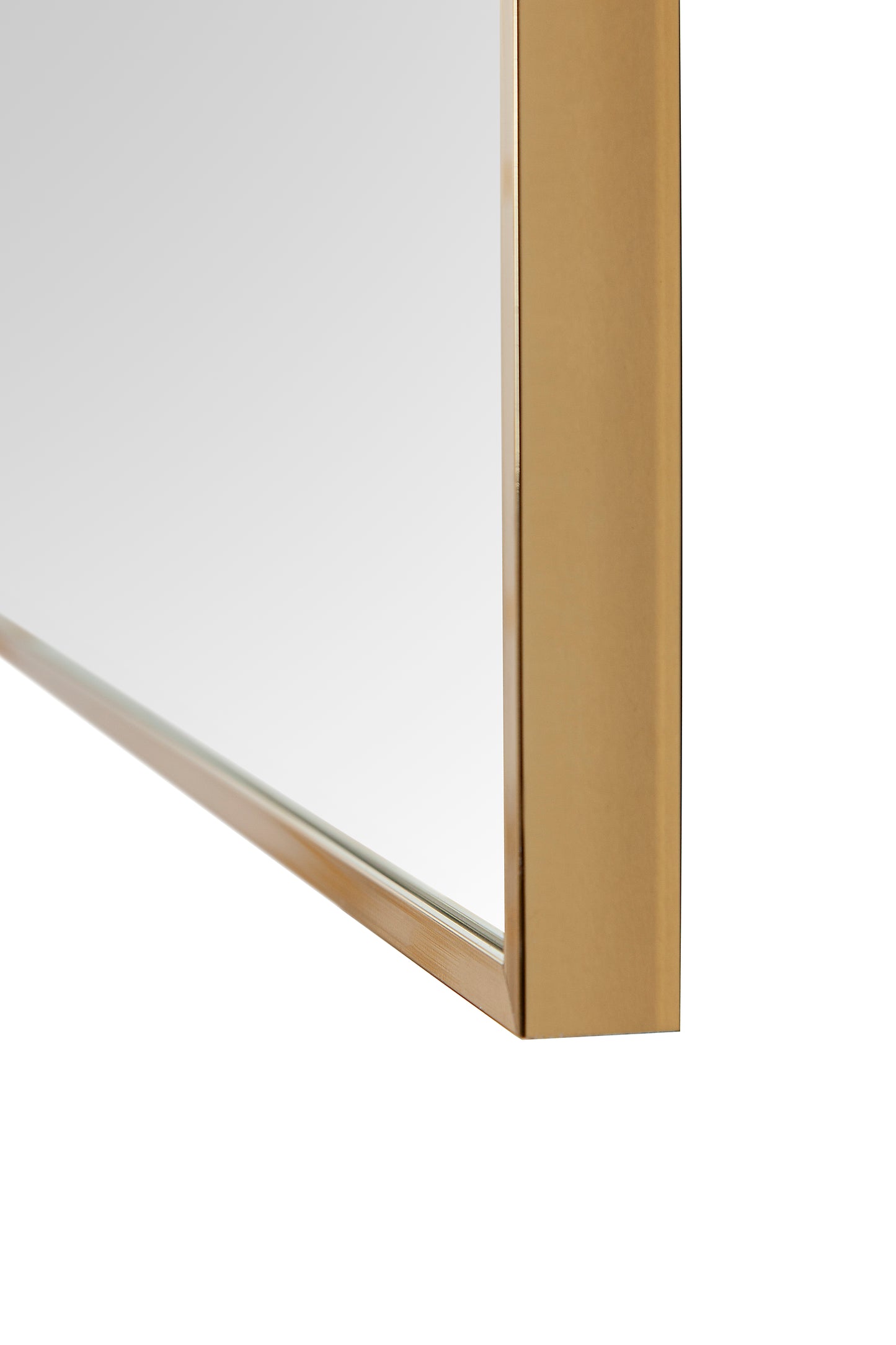 Gold Color Metal Frame Mirror