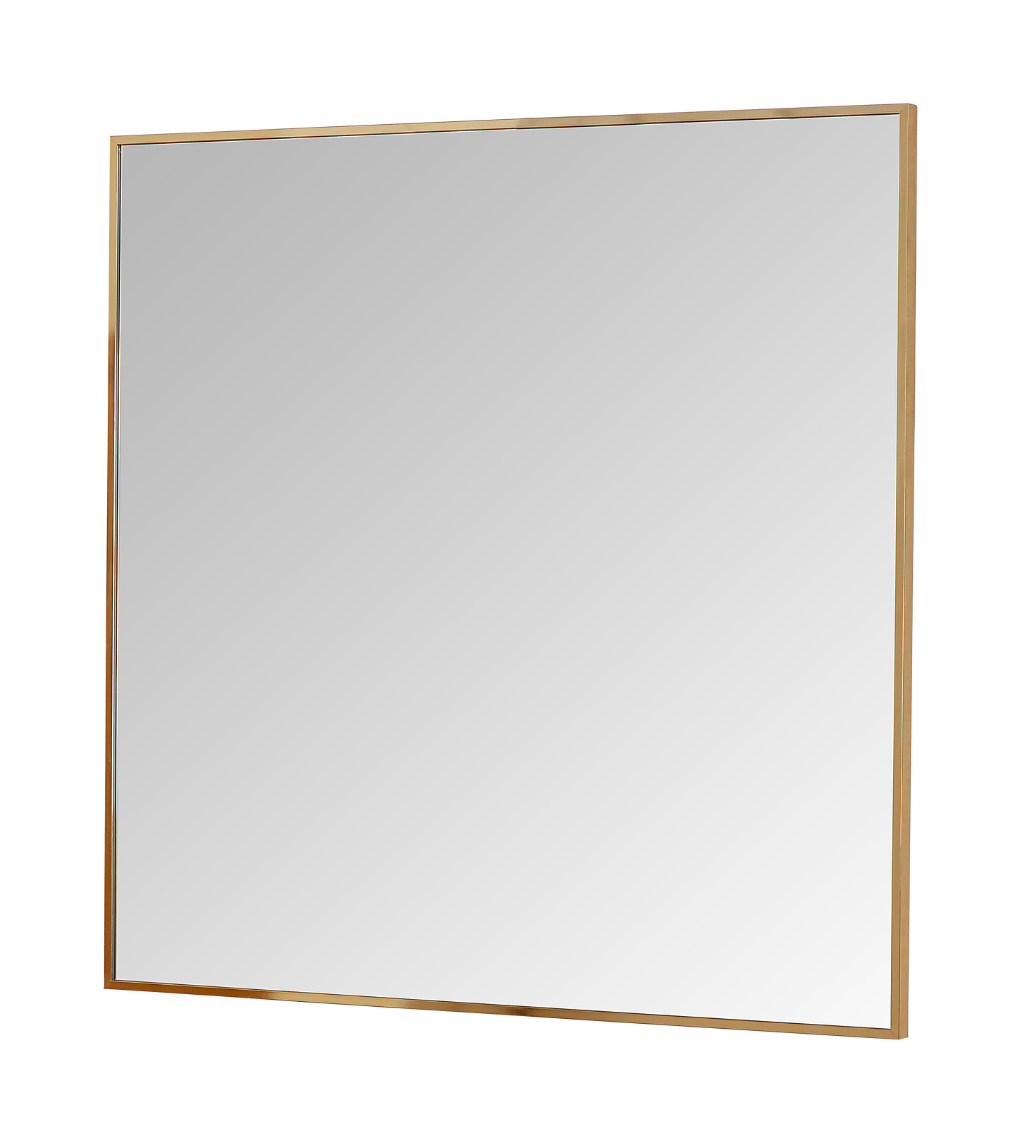 Gold Color Metal Frame Mirror