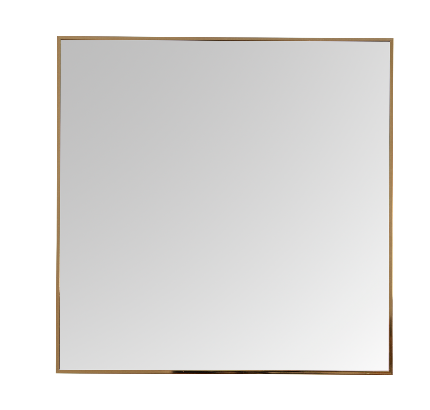 Gold Color Metal Frame Mirror