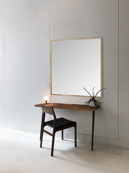 Gold Color Metal Frame Mirror