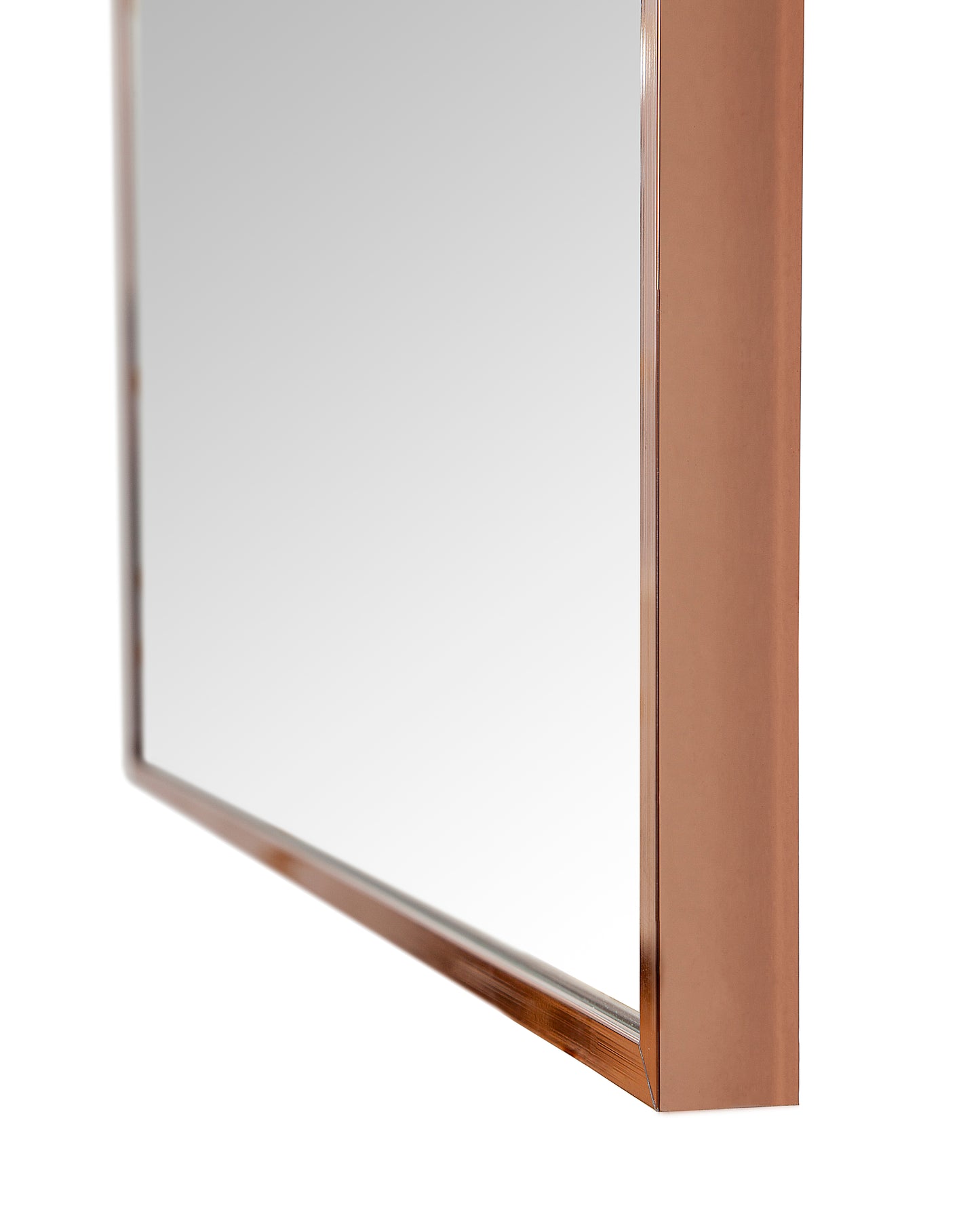 Metal Frame Copper Color Mirror (long)