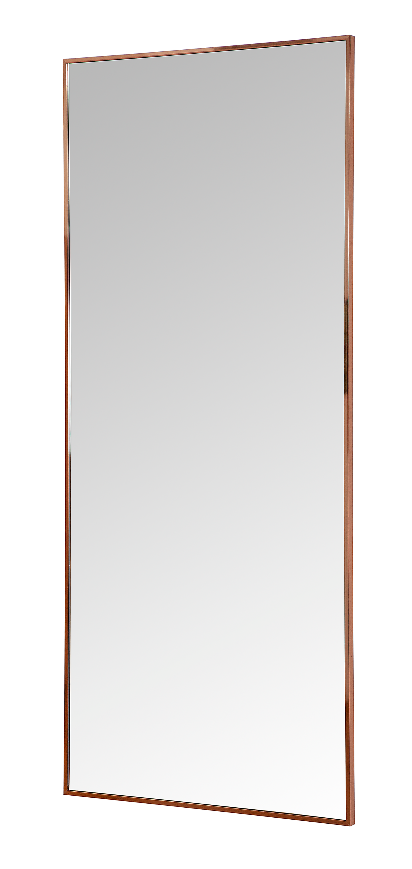 Metal Frame Copper Color Mirror (long)