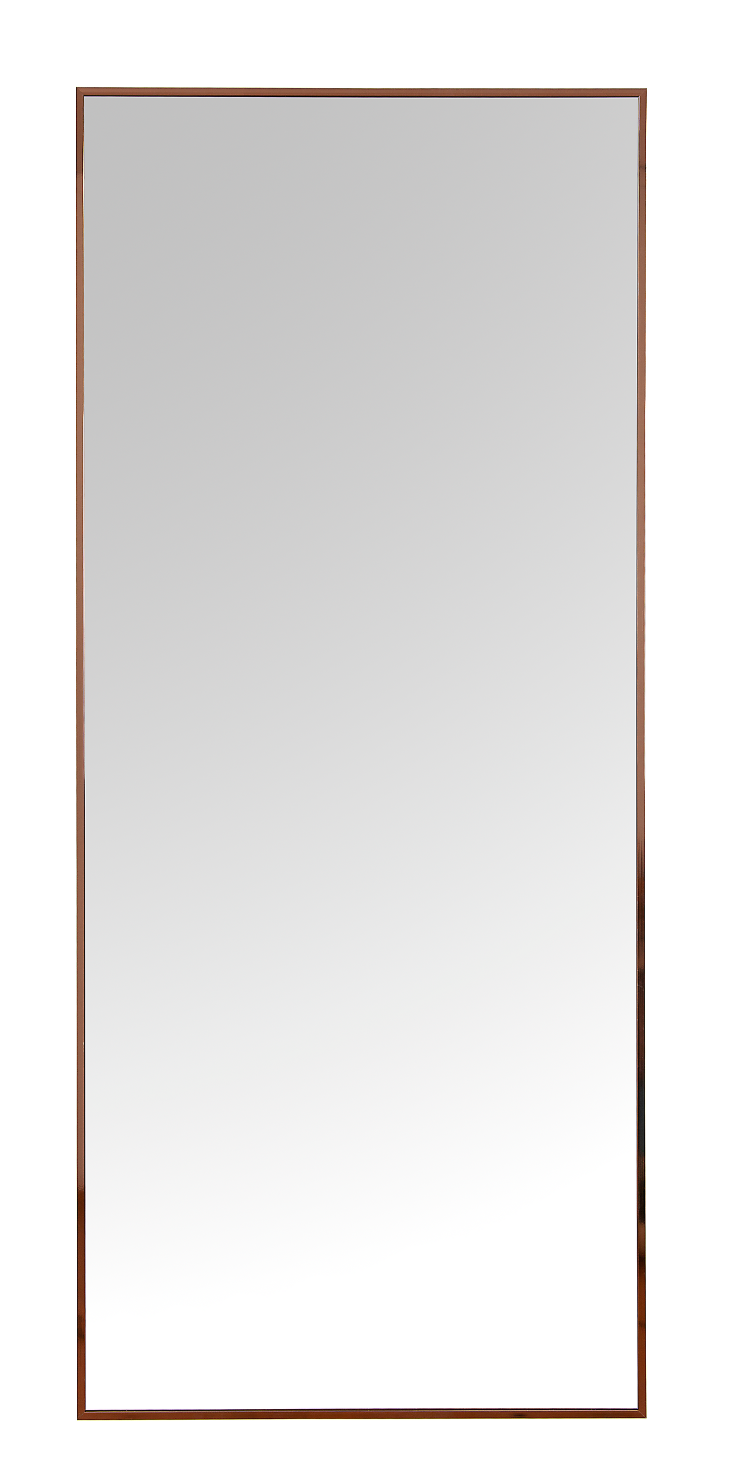 Metal Frame Copper Color Mirror (long)