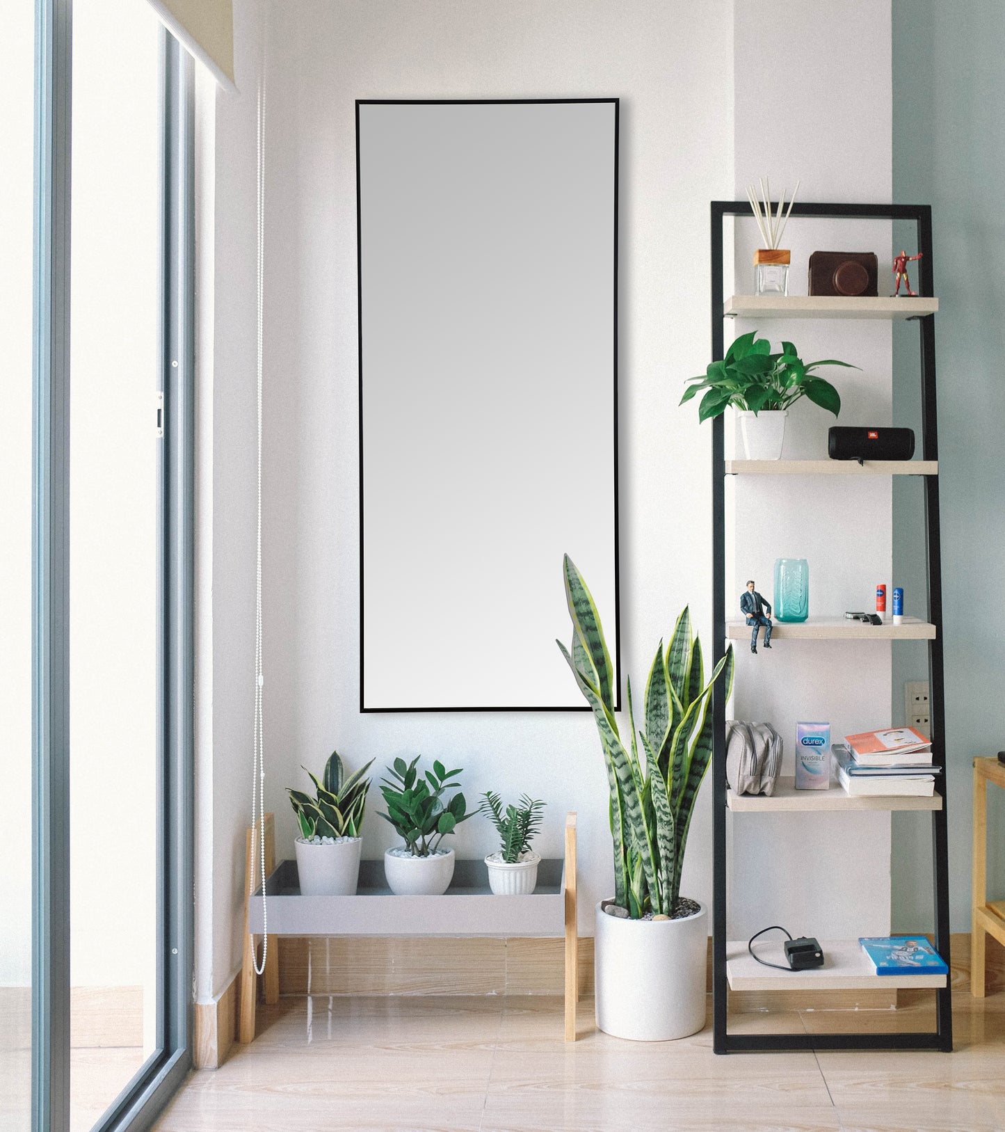 Black Color Metal Frame Mirror