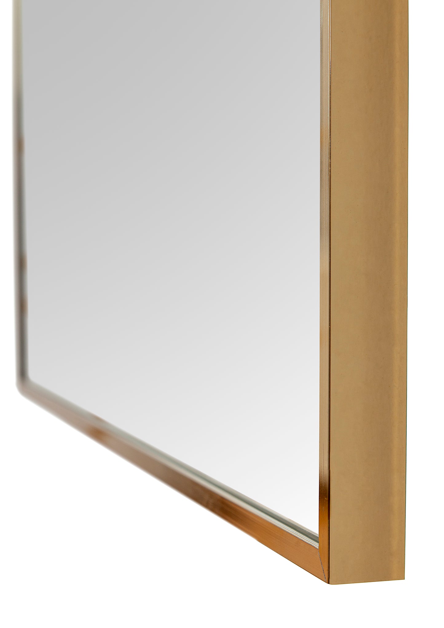 Gold Color Metal Frame Mirror