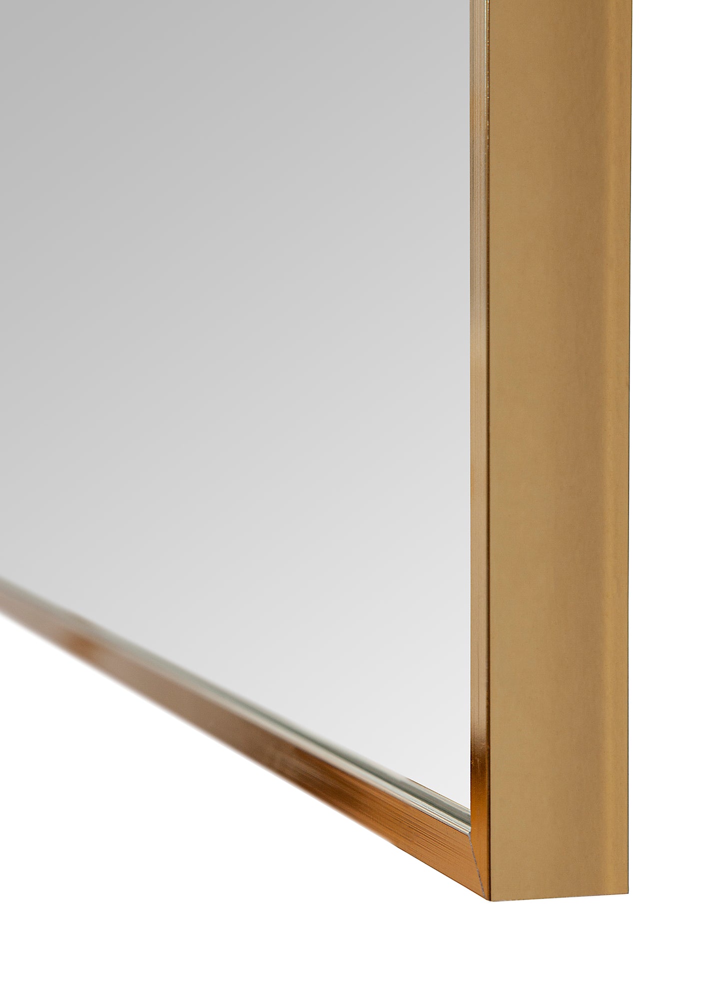 Gold Color Metal Frame Mirror