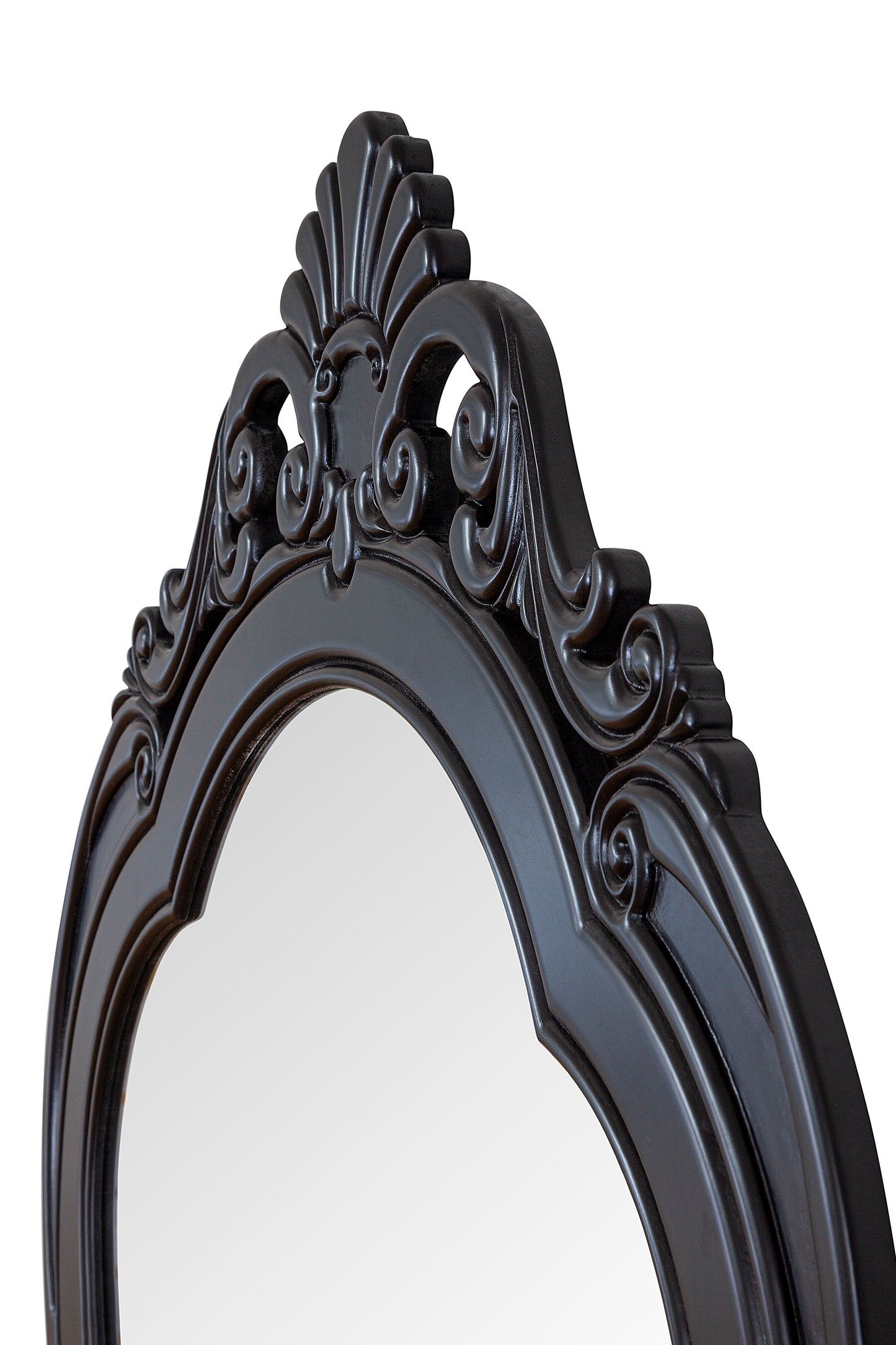 Crown Mirror Black Color