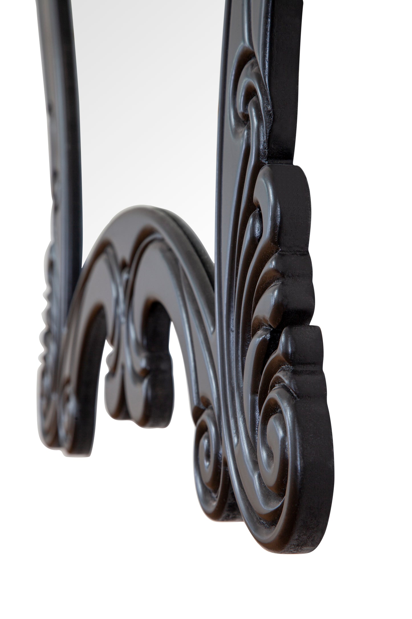 Crown Mirror Black Color