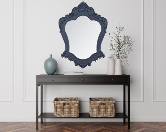 Anthracite Victorian Mirror